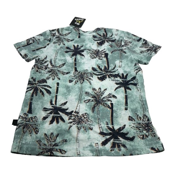 Art Class Boy's Size Small 6-7 Tee Shirt Short Sleeve Palm Trees Green New - Picture 2 of 13